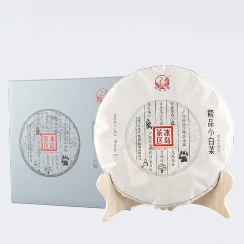XIAGUAN Brand Jing Pin Xiao Bai Cai Pu-erh Tea Cake 2017 357g Raw