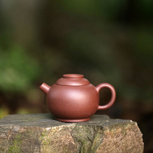 Handmade Yixing Zisha Clay Teapot Ju Lun Zhu 130ml