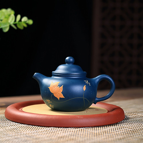 Handmade Yixing Zisha Clay Teapot Cai Hui Rong Tian 225ml