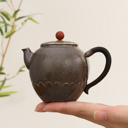 Handmade Pure Silver Teapot Zi Pi Chan Lian 150ml