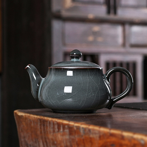 Long Quan Celadon Chinese Kung Fu Tea Teapot 270ml