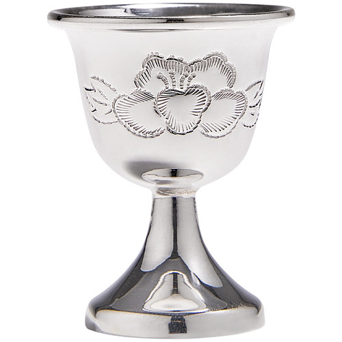 Handmade Pure Silver Teacup Fu Gui Tong Chun 10ml