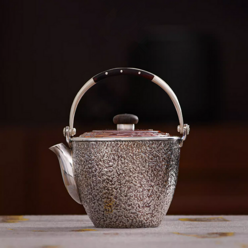 Handmade Pure Silver Teapot Yan Ji Ti Lan 148ml