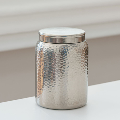 Pure Titanium Hammered Tea Caddy 1.5L Pure Titanium Hammered Tea Caddy 1.5L