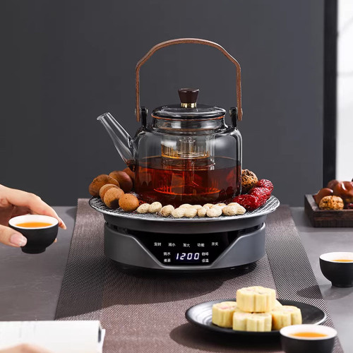 Household Electric Ceramic Tea Cooker Stove w/t Mini BBQ Grill