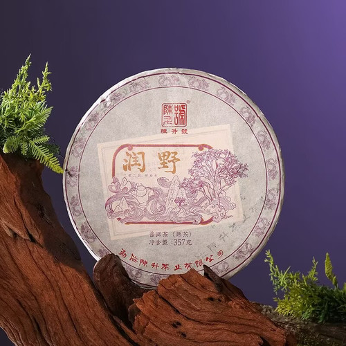 CHENSHENGHAO Brand Run Ye Pu-erh Tea Cake 2024 357g Ripe
