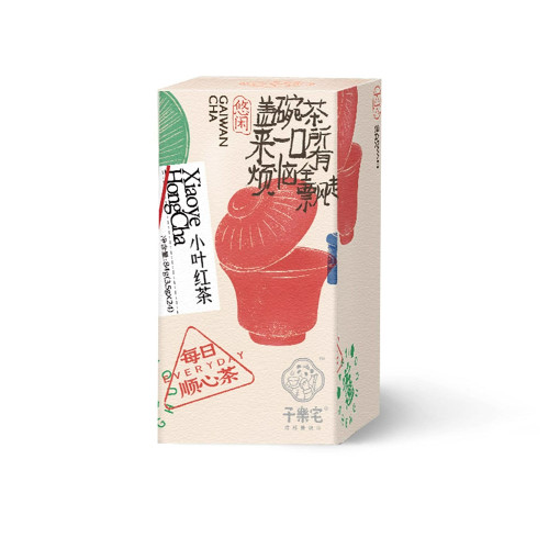 ZILEZHAI Brand Sichuan High Mountain Xiaoye Hongcha Small Leaf Black Tea 84g