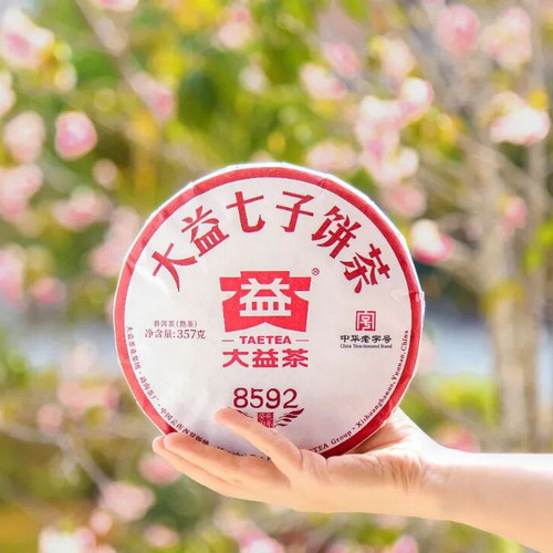 TAETEA Brand 8592 Pu-erh Tea Cake 2023 357g Ripe