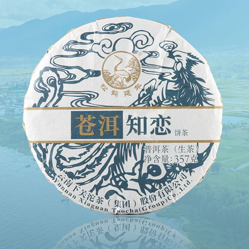 XIAGUAN Brand Cang Er Zhi Lian Pu-erh Tea Cake 2025 357g Raw