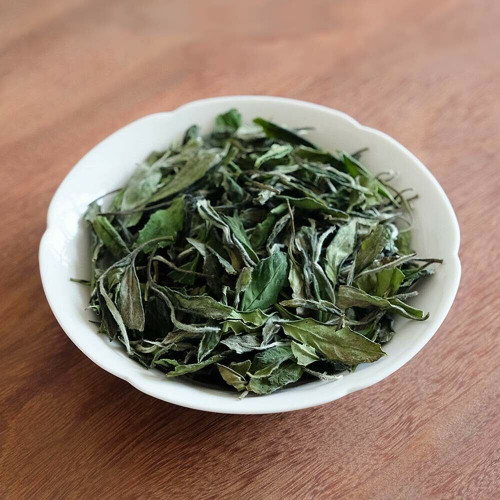 Jasmine Scented Organic Spring Harvest Fuding Shou Mei China Fujian White Tea