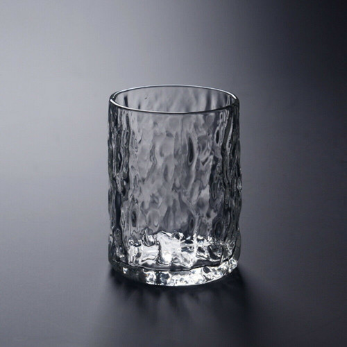 Handmade Heat Resistant Clear Glass Japanese Teacup Tumbler 230ml 7.77oz