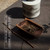 Hand-made Smoked Bamboo Cha He Kungfu Tea Leaves Presentation Vessel & Scoop Set