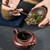 Retro Chanyi Black Walnut Cha He Loose Tea Presentation Vessel