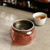 Tin Cover Glass Cha Xi Gongfu Tea Ceremony Water Bowl for Teacups 450ml