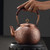 Handmade Loop Handle Copper kettle with Stainless Steel Infuser 1600ml
