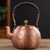 Handmade Loop Handle Copper kettle with Stainless Steel Infuser 1600ml