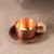 Handmade Copper Teacup with Saucer 90ml