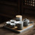 Japanese-style Yanhui Simple Ceramic Kungfu Tea Teapot And Teacup Set