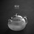 Yunwu Xishi Hu Glass Chinese Kung Fu Tea Teapot 200ml