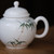 Green Bamboo Renwen Porcelain Chinese Kung Fu Tea Teapot 160ml