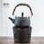 Tie Xiu You Chui Mu Wen Ceramic Chinese Kung Fu Tea Teapot 550ml With Warmer