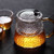 Japanese-style Chui Wen Heat Resistant Chinese Glass Filter Teapot