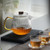 Stripe Heat Resistant Chinese Glass Filter Teapot