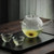 7030 Ji Xu Heat Resistant Clear Glass Teapot 850ml