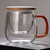 9680 Bee Glass Loose Leaf Tea Mug with Infuser 430ml