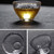 Chui Wen Glass Gongfu Tea Tasting Teacup x 6