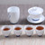 Hand Painted Qinghua Dehua White Porcelain Kungfu Tea Teapot And Teacup Set