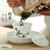 Hand Painted Osmanthus Dehua White Porcelain Kungfu Tea Teapot And Teacup Set