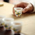 Hand Painted Osmanthus Dehua White Porcelain Kungfu Tea Teapot And Teacup Set