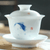 Nian Nian You Yu Agarwood Porcelain Kungfu Tea Teapot And Teacup Set