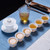 Jade Mud Dragon Fragrance Dehua White Porcelain Kungfu Tea Teapot And Teacup Set