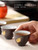 Yin Ban Gold Leaf Ceramic Kungfu Tea Teapot And Teacup Set