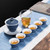 Xie Lan Ju Cai Porcelain Kungfu Tea Teapot And Teacup Set