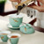 Rui He Tu Porcelain Kungfu Tea Teapot And Teacup Set