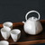 Jin Shan Ceramic Kungfu Tea Teapot And Teacup Set