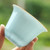 Light Blue Yu Lan Porcelain Kungfu Tea Teapot And Teacup Set