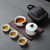 Retro Portable Ceramic Kungfu Tea Teapot And Teacup Set