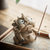 Long Jiu Zi Tao Tie Ceramic Stick Incense Holder