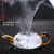 Handmade Mini Flat Glass Teapot with Stainless Steel Spiral Filter 150ml