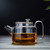 Ling Yun Glass Lead Free Borosilicate Heat Resistant Teapot With Infuser