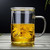 Gentleman Glass Loose Leaf Tea Mug with Infuser 430ml