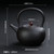 Jing Shui Hu Black Ceramic Kettle for Gongfu Tea Ceremony 1000ml