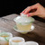 Jade Green Jade Porcelain Glass Gongfu Tea Gaiwan Brewing Vessel 160ml