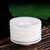 Round White Jade Porcelain Glass Cup Coaster For Gongfu Tea Ceremony