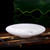 Round White Jade Porcelain Glass Cup Coaster For Gongfu Tea Ceremony