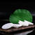 Round White Jade Porcelain Glass Cup Coaster For Gongfu Tea Ceremony